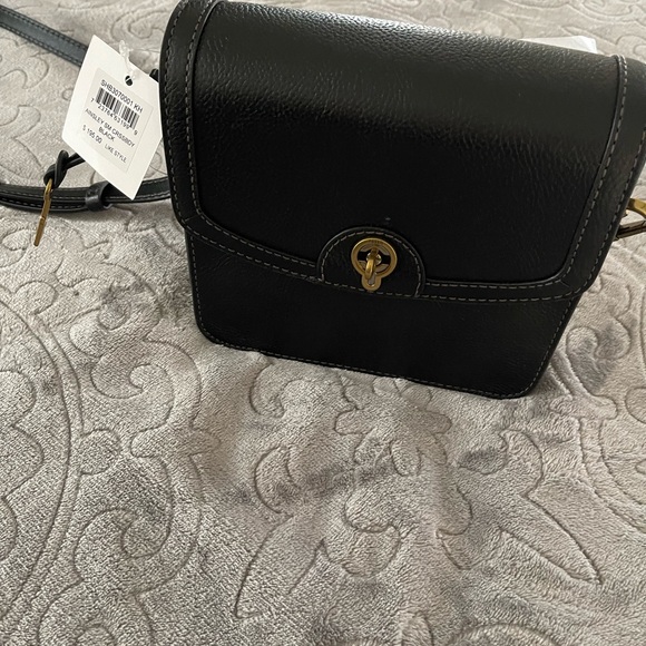 Ainsley Handbags - Ainsley Black Leather Shoulder Bag